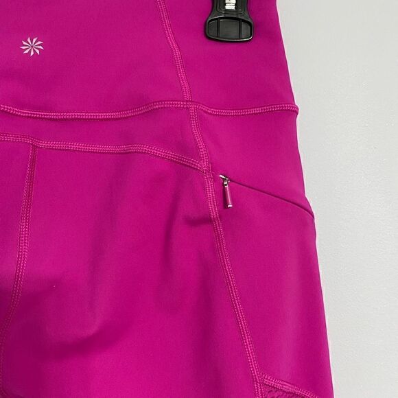 Athleta Pink Crops Leggings Women Size S - Picture 7 of 10